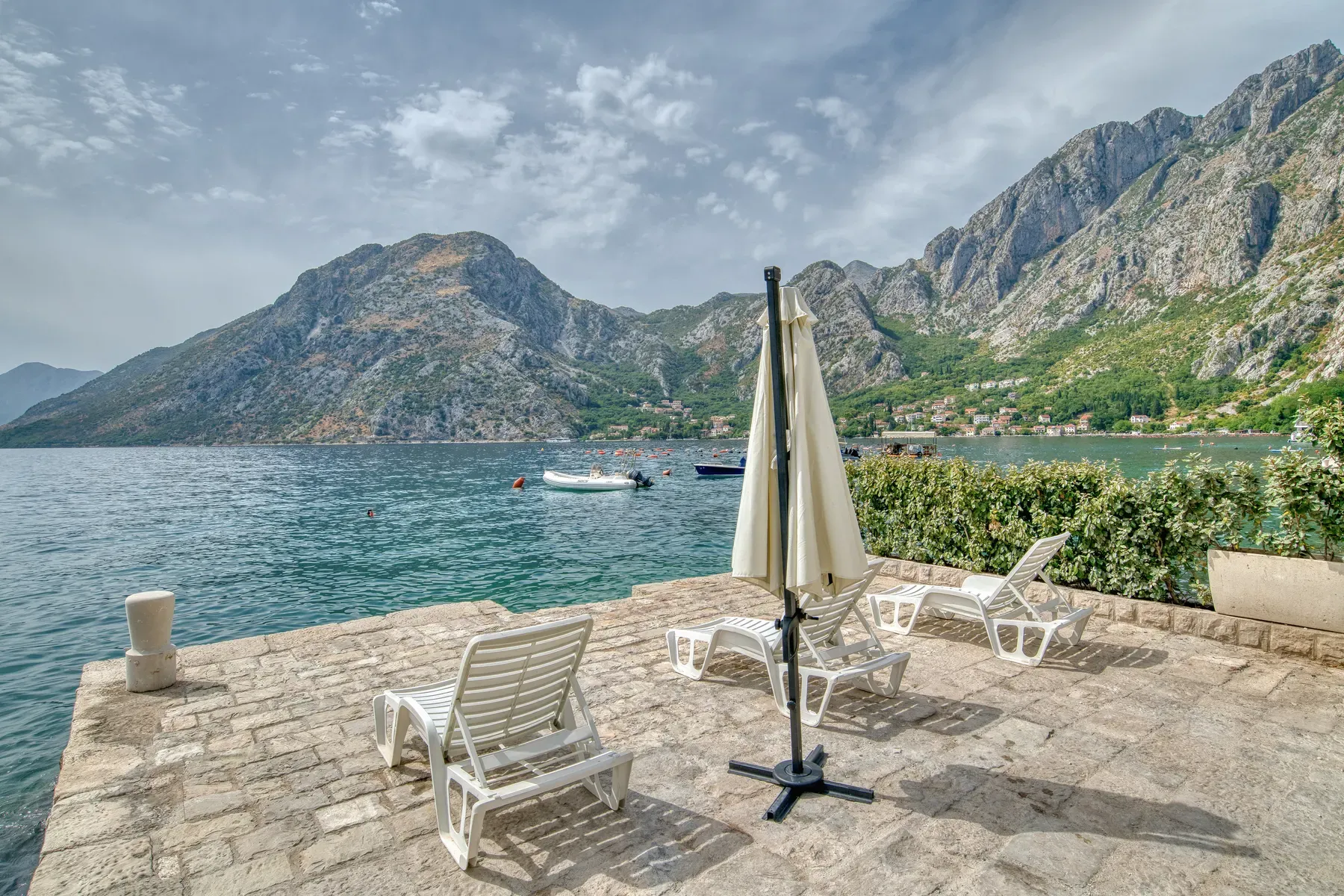 Waterfront house with private dock